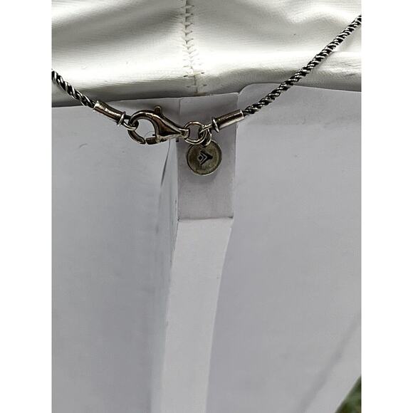 Silpada N1585 Sterling Silver 925 Filigree Heart Pendant Rope Chain Necklace - Picture 7 of 8